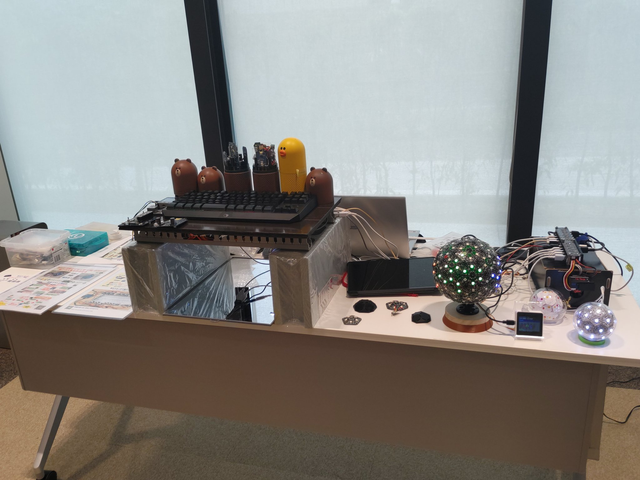 M5stack Japan Tour 2024 Spring Osaka での展示の様子