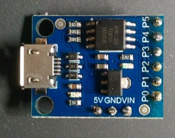 筆者が使った中華ATTiny85ボード