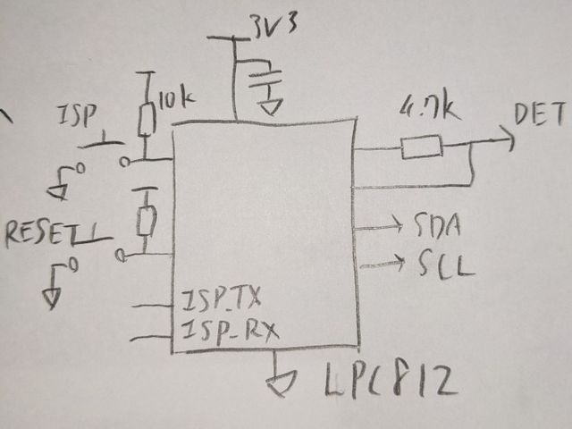 LPC812による制御部分